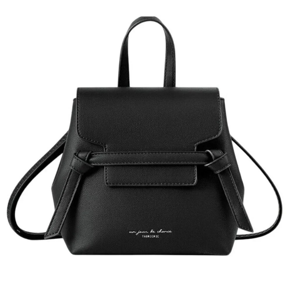 Taomicmic Mini Backpack Purse, Convertible Daypack Crossbody Bags Faux Leather